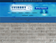 Tablet Screenshot of everdryny.com